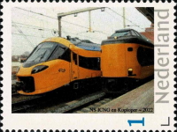 2022, NVPH:--- , personalized stamp with locomotive